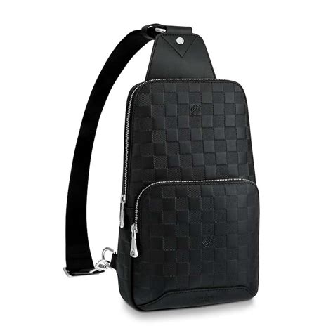 black Louis Vuitton bags men's